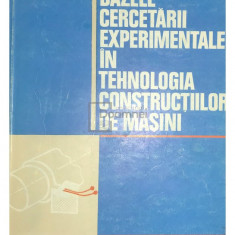 C. Ciocîrdia - Bazele cercetării experimentale în tehnologia construcțiilor de mașini (editia 1979)