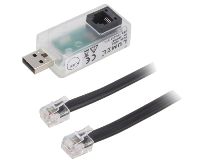 Convertor RS232/USB 5V alimentat USB