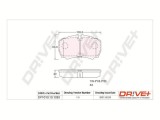 Dr!ve+ DP1010.10.1059 set placute frana,frana disc
