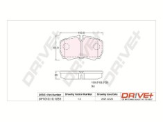 Dr!ve+ DP1010.10.1059 set placute frana,frana disc