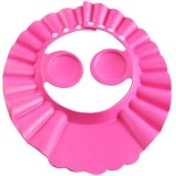 Cumpara ieftin Sapca reglabila pentru dus sau tuns cu cozoroc si protectie urechi pentru copii 0 &ndash; 6 Ani, Roz