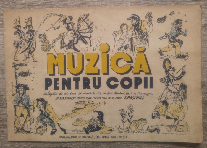 Muzica pentru copii, culegere de cantece si dansuri// anii &#039;40