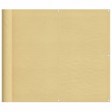 Cumpara ieftin Paravan de balcon, nisipiu, 90x400 cm, 100% poliester oxford