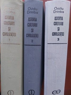 Istoria culturii si civilizatiei 1, 2, 3- Ovidiu Drimba foto