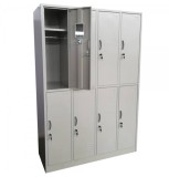 Vestiar metalic Premium cu 8 usi (4x2) 1200x500x1800 mm (LxlxH), Asamblat, PLUS