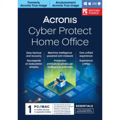 Licenta 2024 pentru Acronis Cyber Protect Home Office Essentials - 1-AN / 1-Dispozitive