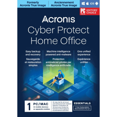 Licenta 2024 pentru Acronis Cyber Protect Home Office Essentials - 1-AN / 1-Dispozitive foto