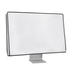 Husa pentru monitor de 31-32 inch, Kwmobile, Alb, Textil, 44636.02