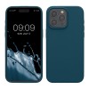 Husa Kwmobile Silicon Verde pentru iPhone 15 Pro Max, Anti-soc, Protectie Camera