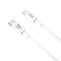 Cablu Date si Incarcare USB-C - Lightning XO Design NB-Q189A, 20W, 1m, Alb