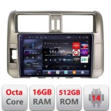 Navigatie Toyota Prado 2010-2013 Edotec Kit-347 8 core QLED 2K 16+512 360 Android Waze USB Navigatie Internet Youtube Radio CarStore Technology