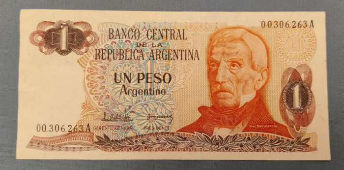 Argentina - 1 Peso Argentino ND (1983-1984) s263A