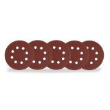 Set 5 discuri abrazive Rotor 125 mm P40 cu prindere arici pentru slefuitor excentric