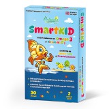 Cumpara ieftin Smartkid cu Omega-3 si vitamina D, aroma fructul pasiunii, 30 jeleuri, Naturalis