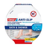 Banda adeziva antiderapanta hidrofuga 25mm / 5m, Tesa