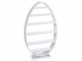 Cumpara ieftin Raft decor Ou lemn alb 70 x 15 x 122,5 H