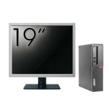 Pachet Calculator Second Hand LENOVO ThinkCentre M910s SFF, Intel Core i3-6100 3.70GHz, 8GB DDR4, 256GB SSD + Monitor 19&amp;quot; NewTechnology Media