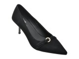 Pantofi eleganti FLAVIA PASSINI negri, A614, din piele intoarsa