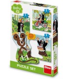 Bebeșki Puzzle 3 Buc. Mica Mormolică