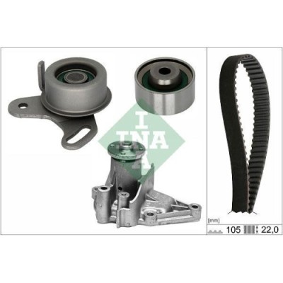 Kit distributie + Pompa apa Hyundai Accent I (X-3), Accent 2 (Lc), Accent 2 Saloon (Lc), Accent 3 (Mc), Accent 3 Saloon (Mc), Accent Sedan (X-3), Cou foto