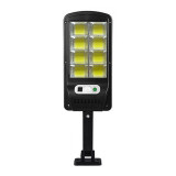 Corp de iluminat stradal cu panou solar Street Lamp, 8 x LED COB, 25 W, senzor miscare, telecomanda inclusa, JRH