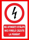Placute nu atingeti stalpii nici firele cazute la pamant