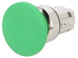 Comutator cu Apăsare 22mm Verde