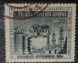 Romania 1954 Lp 373 Conferința internațională a muncitorilor serie 1v stampilata, Stampilat