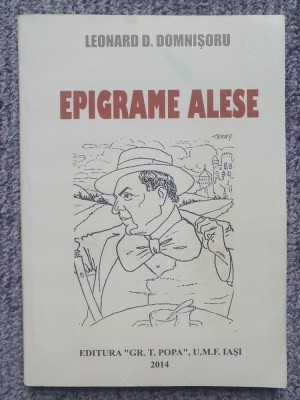 Epigrame alese, Leonard Domnisoru, 2014, 160 pag, stare fb foto
