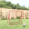 vidaXL Rebounder ajustabil de antrenament fotbal, 96x80x96 cm, oțel/PE 93736