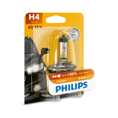 Bec Far H4 P43T 60 55W 12V Vision (Blister) Philips foto