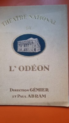 Program de teatru - L Odeon foto