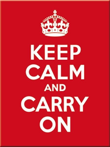 Magnet - Keep Calm and Carry On foto