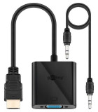 Adaptor HDMI tata/VGA mama +audio 3.5 mm Goobay