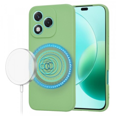 Husa MagSafe pentru Honor 400 Lite, Techsuit, SoftFlex, Verde Deschis foto