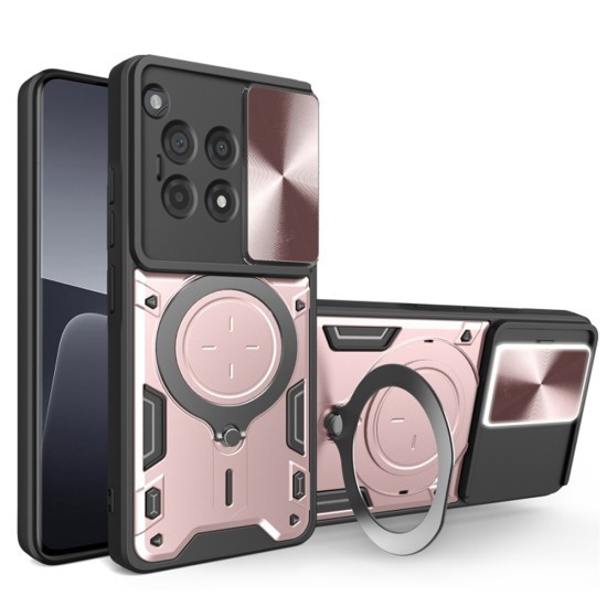 Husa pentru OnePlus 12R - Techsuit CamGuard Pro - Rose Gold