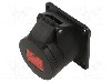 Conector alimentare AC, IEC 60309, IP54, 16A, 400V AC, 4 pini, PCE - 314-6X
