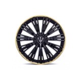 Set 4 capace roti Evo culoare negru auriu 16 inch Cod: WM4-1GL-16 Automotive TrustedCars