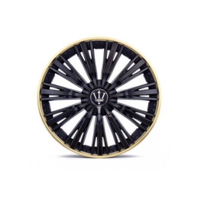 Set 4 capace roti Evo culoare negru auriu 15 inch Cod: WM4-1GL-15 Automotive TrustedCars foto