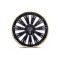Set 4 capace roti Evo culoare negru auriu 15 inch Cod: WM4-1GL-15 Automotive TrustedCars