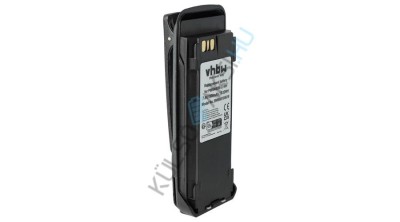 Baterie radio VHBW de &amp;icirc;nlocuire pentru Motorola NNTN4066, NNTN4077, NNTN4103 - 1800 mAh 7,4 V Li-Ion + clemă pentru curea foto