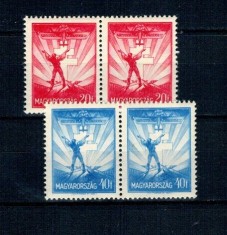 Ungaria 1933 - Posta Aeriana, Mi.No.504-505 perechi neuzate