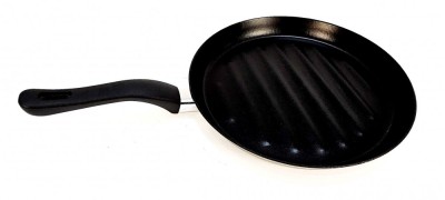Tigaie pentru gratar, 28 cm, Carmela-Grill, strat antiaderent XyLan, emailata, striatii, La Ideal, Garcima, GRC20038 foto