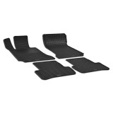 Cumpara ieftin Covorase auto cauciuc Umbrella, Set 4 buc, Compatibile Mercedes C-Class W204 (2007-2014) &amp; GLK X204 (2009-2015)
