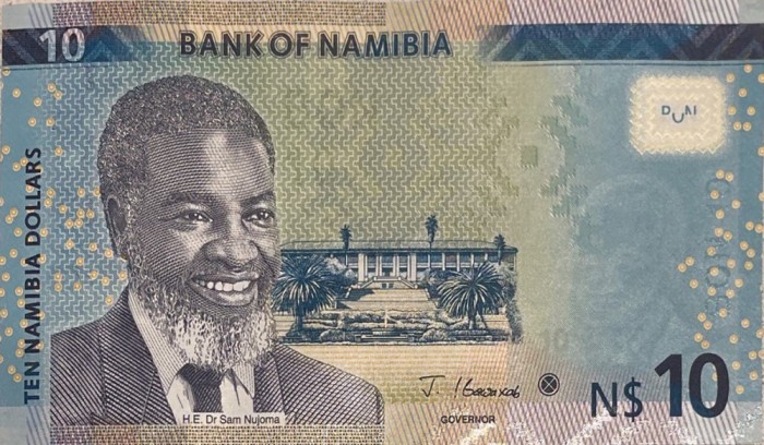 Bancnota Namibia 10 Dolari 2025 - P16 UNC ( vezi descriere )