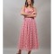 FUSTA LUNGA TUL CU ELASTIC IN TALIE SPLENDIDO TALIE UNICA Roz