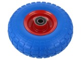Roata de transport RADER 260mm, 100kg, latime 75mm, material spuma, lagar cu bila, orificiu montaj 20mm