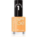 Rimmel Super Gel gel de unghii fara utilizarea UV sau lampa LED culoare 046 Zest Of Friends 12 ml