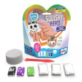 Set Air Clay cu argila usoara pentru modelaj Lovin - 6 culori - Squishy Hero - Scary Ghost, Okto