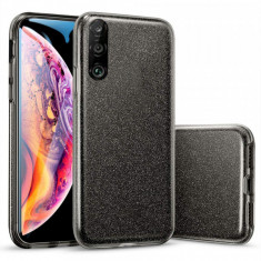 Husa Huawei P30 Lite 2019 Sclipici Carcasa Spate Negru Silicon TPU foto